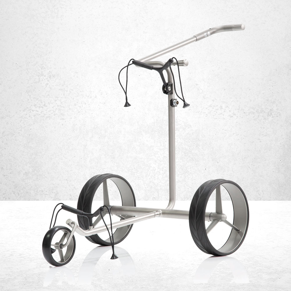 JuStar Titan Classic Golftrolley 1 JuStar Titan Classic Golftrolley, Titan Classic, Reifen Schwarz, Classic Rahmen, Titan JuStar,