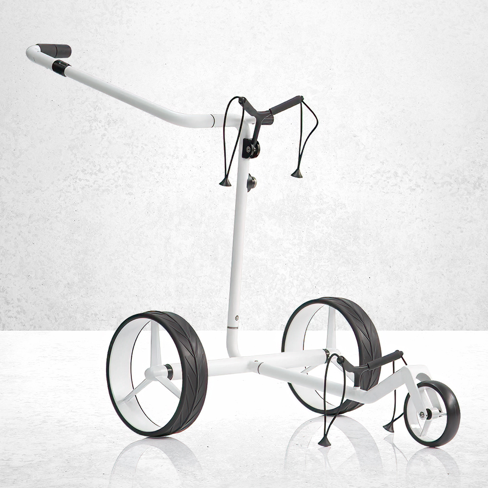 JuCad Carbon Travel 2.0 Bianco SV Golftrolley 3 JuCad Carbon Travel Bianco SV 2.0, Spitzenmodell 2024, Neues Modell,