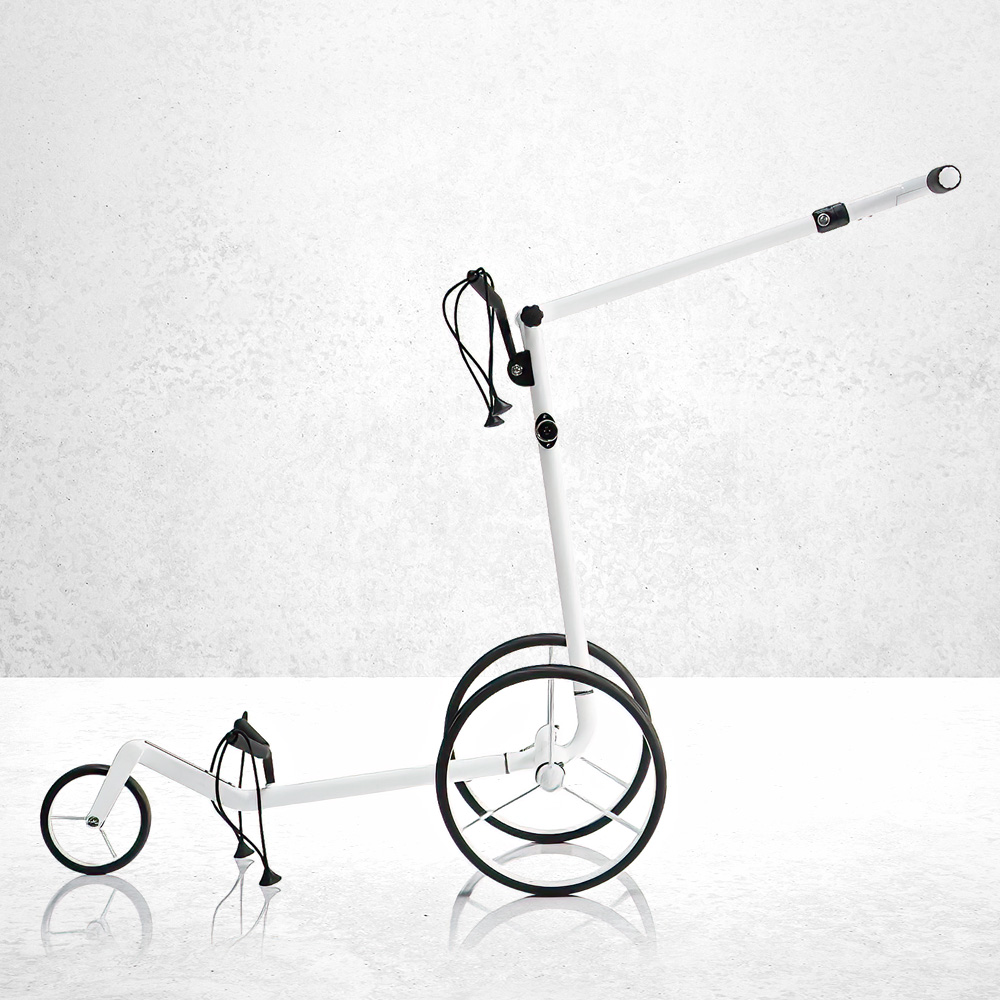 JuCad Carbon Travel 2.0 Bianco SV Golftrolley 5 JuCad Carbon Travel Bianco 2.0, JuCad Carbon, Weiß matt Lackierung, JuCad Bianco 2.0,