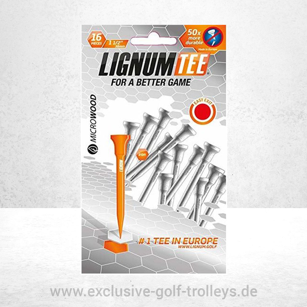Lignum Tees 72 mm weiß 7 Lignumtee Tees Golftees Microwood Distance Distanz Weiß Höhe