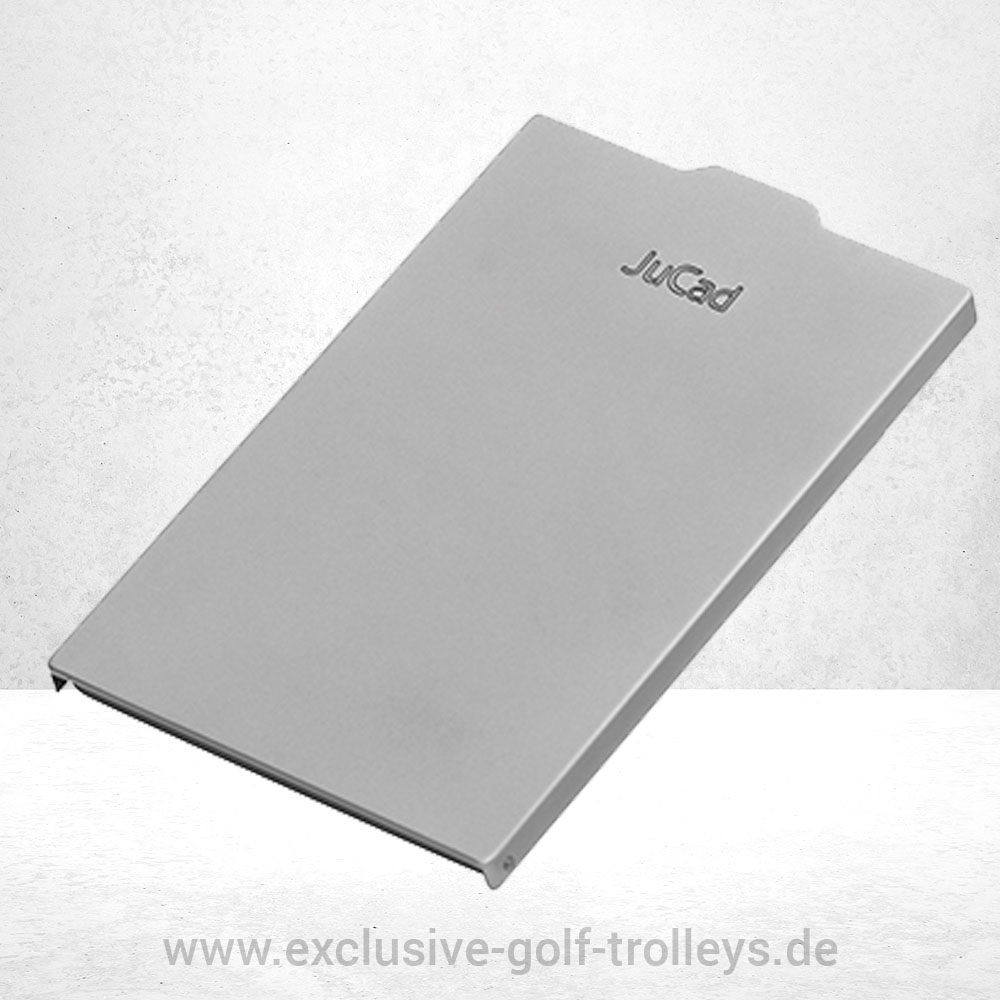JuCad Abdeckung Scorekartenhalter Metall 3 JuCad Scorekartendeckel Metall, Titangrau, JuCad Abdeckung Scorekartenhalter Metall,