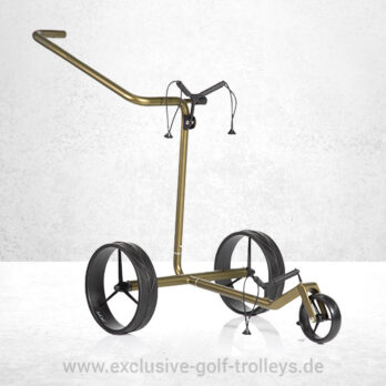 JuCad Carbon Verde Black 3-Rad Golftrolley
