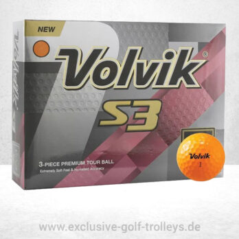 Volvik S3 Golfbälle orange