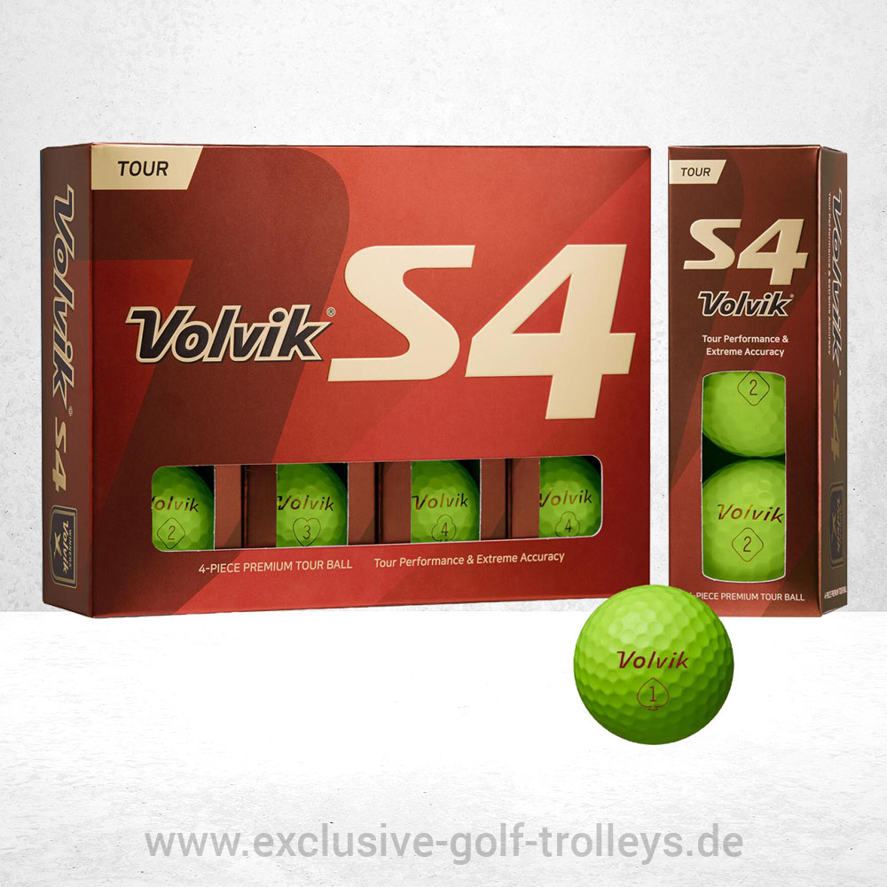 Volvik S4 Golfbälle grün 1 Volvik Golfball Golfbälle S3 S4 orange pink Weiß premium tour Ball Extrem soft NEU grün matt