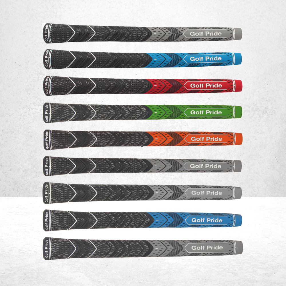 Golf Pride Multi Compound Cord plus4 1 Golf Pride MCC PLUS 4 Golfgriffe, Golf Pride Griff, Golfgriffe, Golf Pride Multicompound PLUS Cord 4, Grau Blau, Grau Orange, Grau Grün, Grau rot,