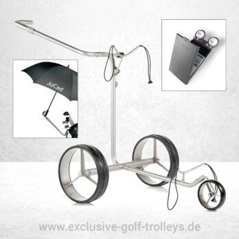 JuCad Drive Edition 1.0 Edelstahl Golftrolley