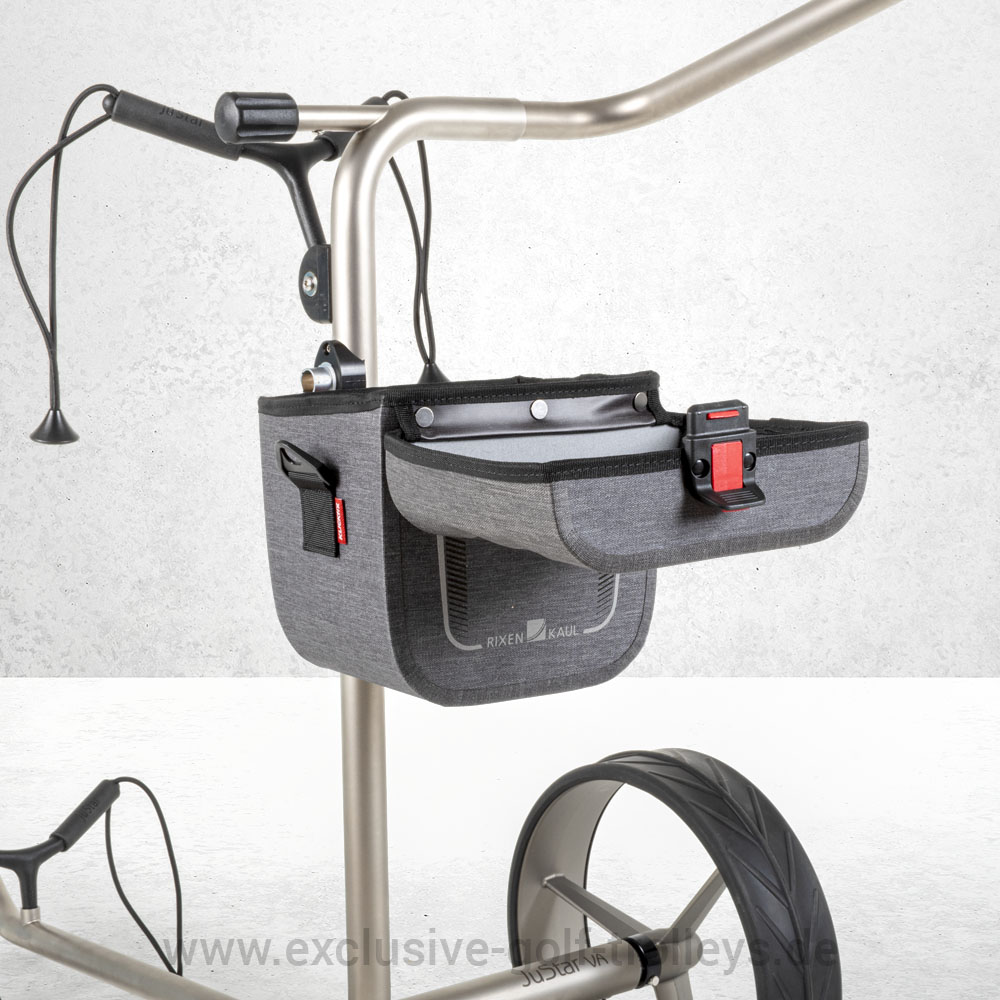KLICKfix Aventour Compact Waterproof Grau 2 Klickfix Reisenthel Aventour für JuCad JuStar Golftrolleys Golfcaddy, Klickfix Aventour für JuCad, Klickfix für Aventour JuStar, Klickfix Golftasche, KLICKfix Golfbag, Klickfix Aventour Grau Wasserdicht