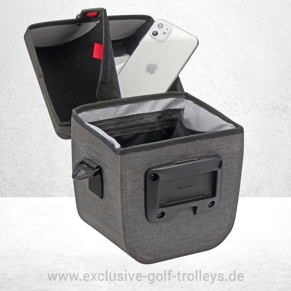 KLICKfix Aventour Compact Waterproof Grau 7 Klickfix Reisenthel Aventour für JuCad JuStar Golftrolleys Golfcaddy, Klickfix Aventour für JuCad, Klickfix für Aventour JuStar, Klickfix Golftasche, KLICKfix Golfbag, Klickfix Aventour Grau Wasserdicht