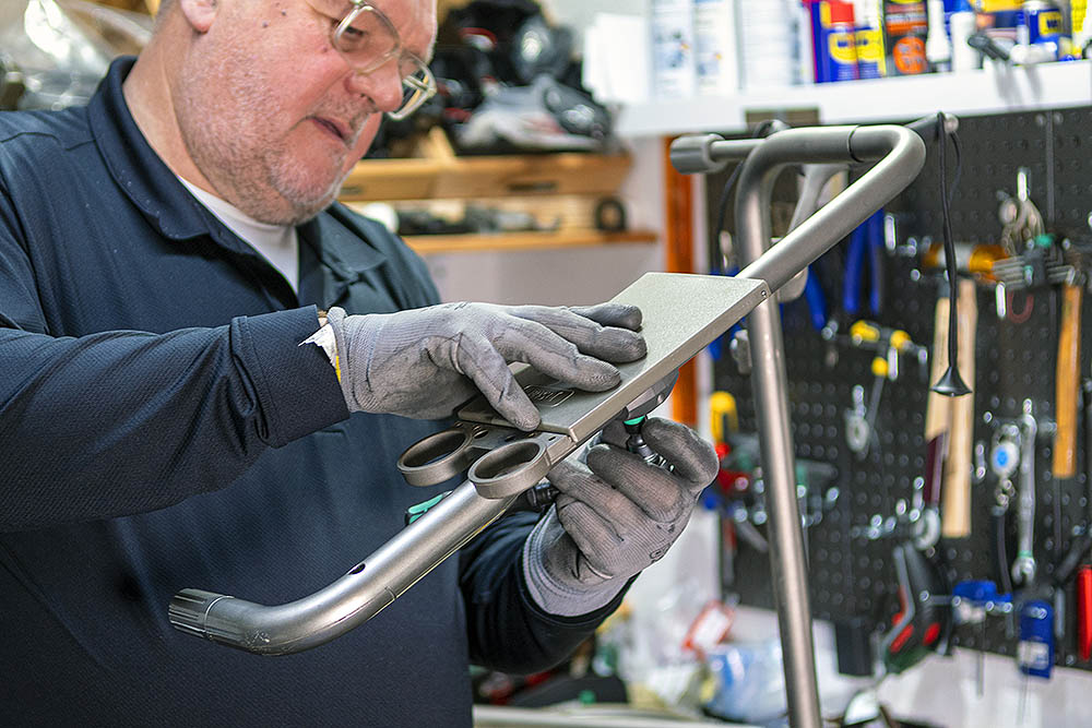 Golftrolley Jucad Service Reparatur 04